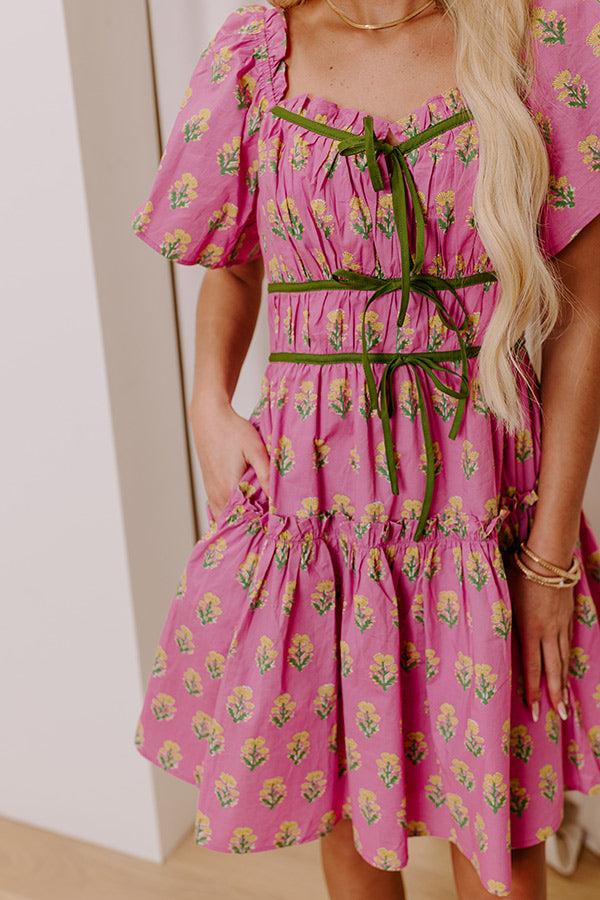 Countryside Charm Floral Mini Dress Product Image