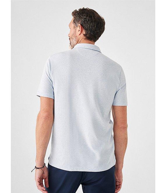 Faherty Movement Heather Short Sleeve Polo Shirt Product Image