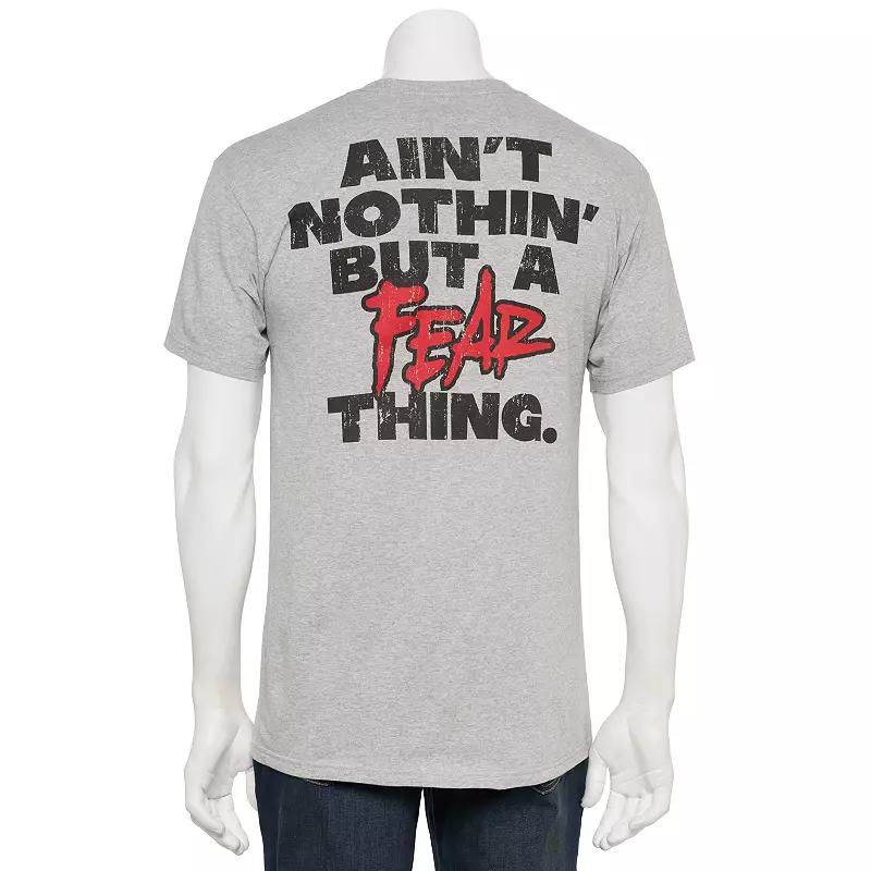 Men's No Fear "Nothin But A Fear Thing" Graphic Tee, Size: XL, Grey Product Image