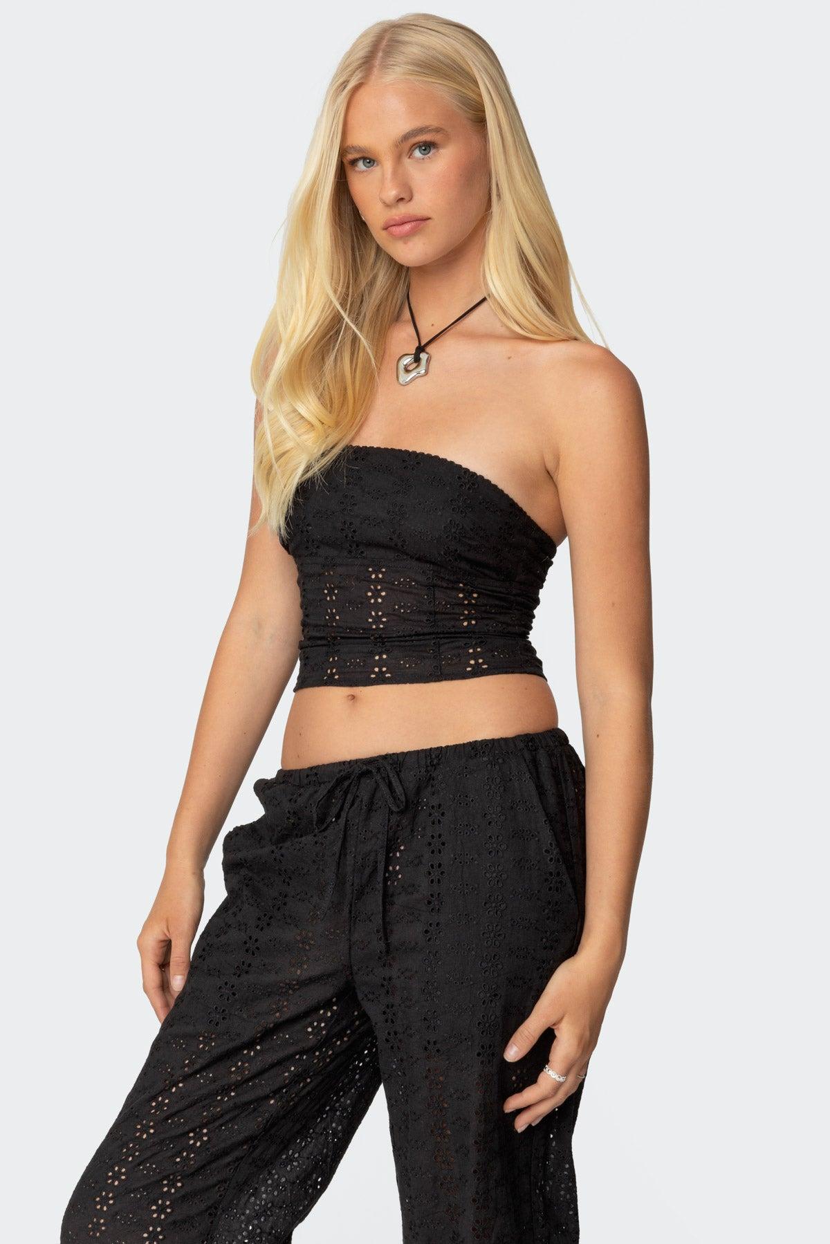 Lemon Lacey Cotton Corset Product Image