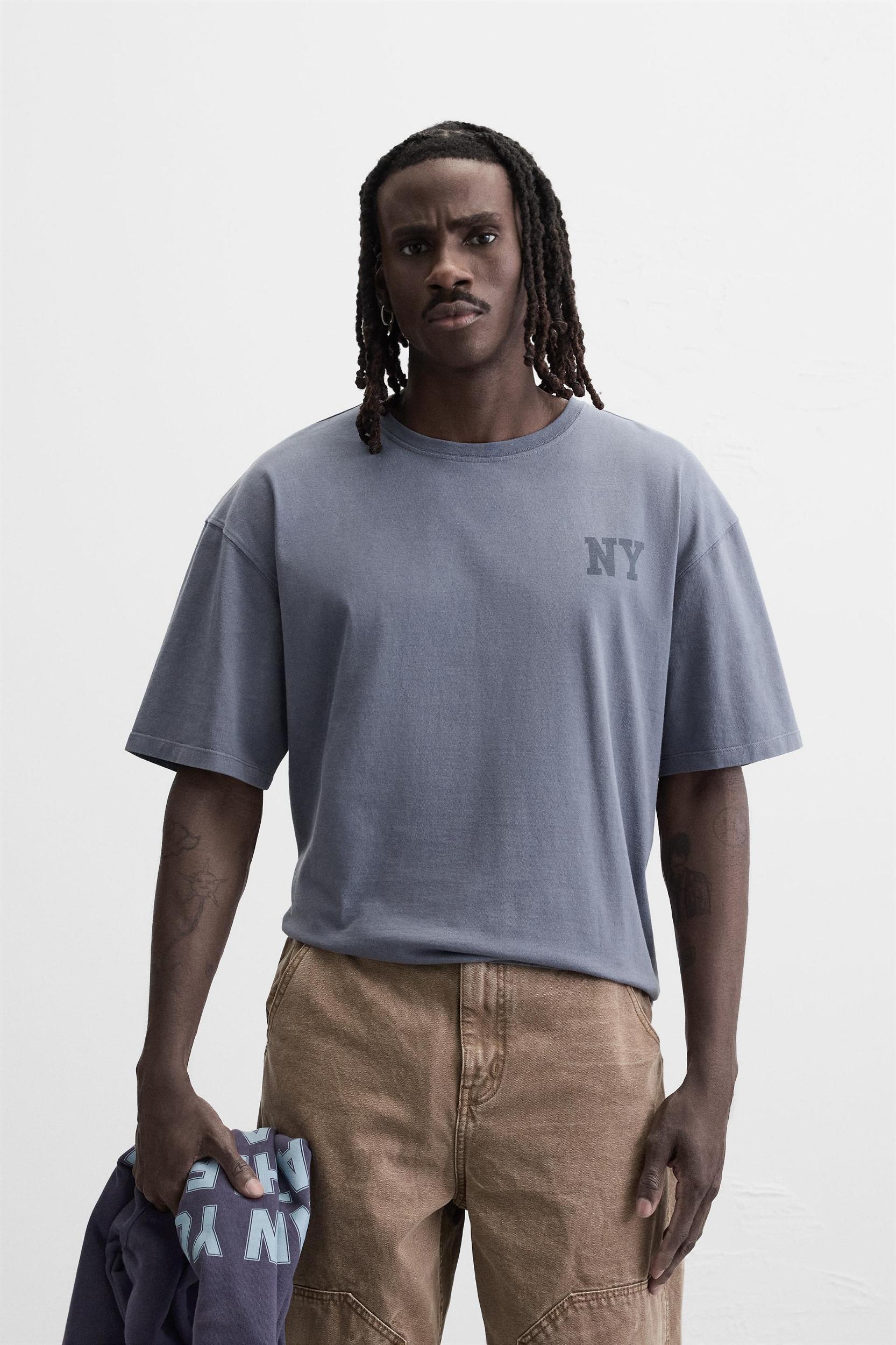 WASHED TEXT T-SHIRT Product Image