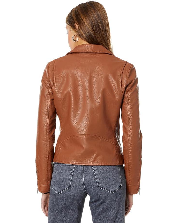 Women's Blank NYC Faux Leather Moto Jacket Product Image