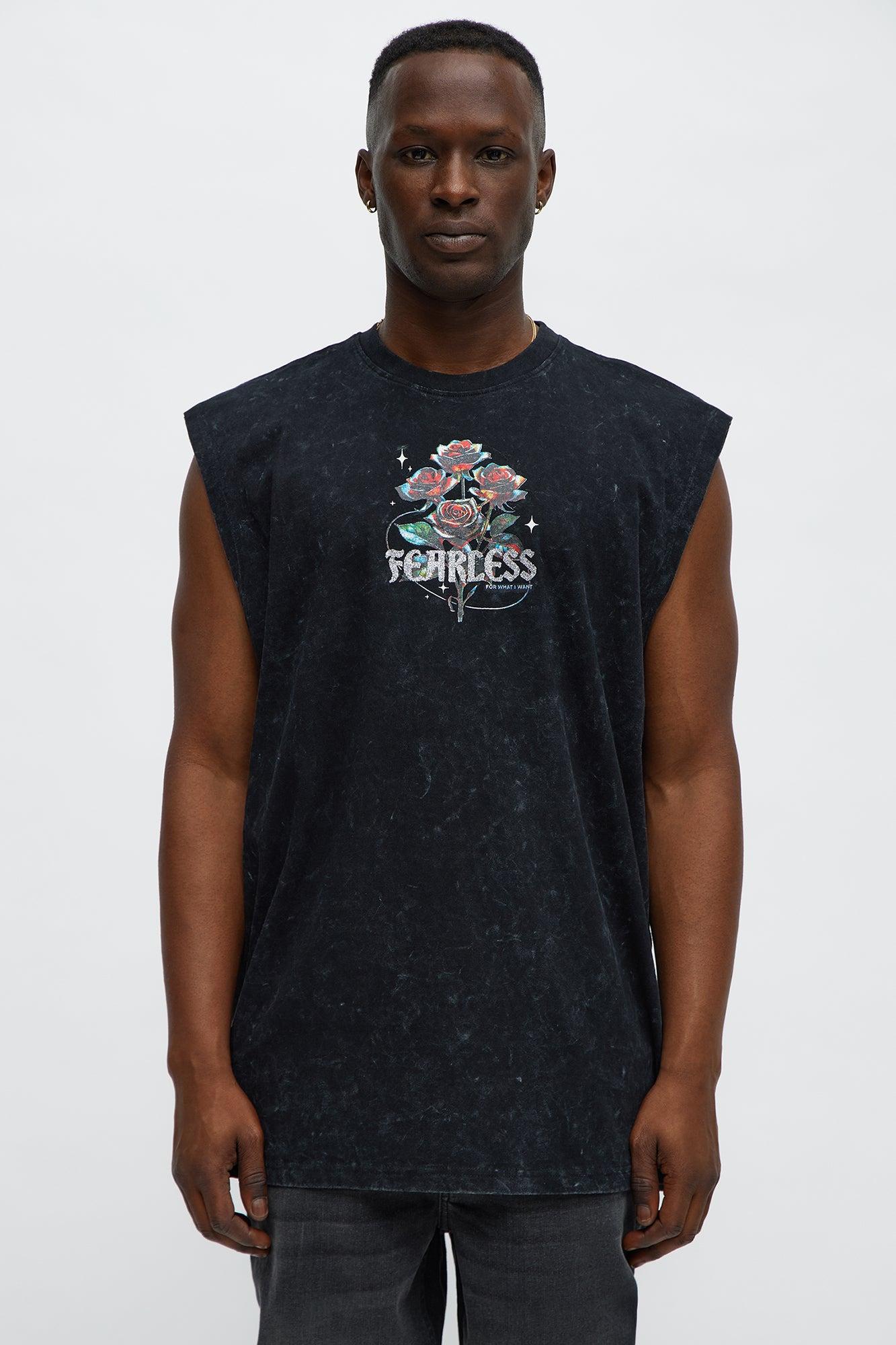 Fearless And Grateful Muscle Tee - Black Product Image