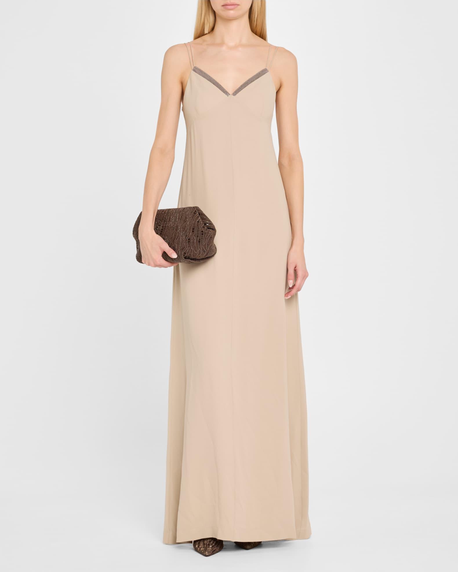 Pleated Mesh Monili Clutch Bag Product Image