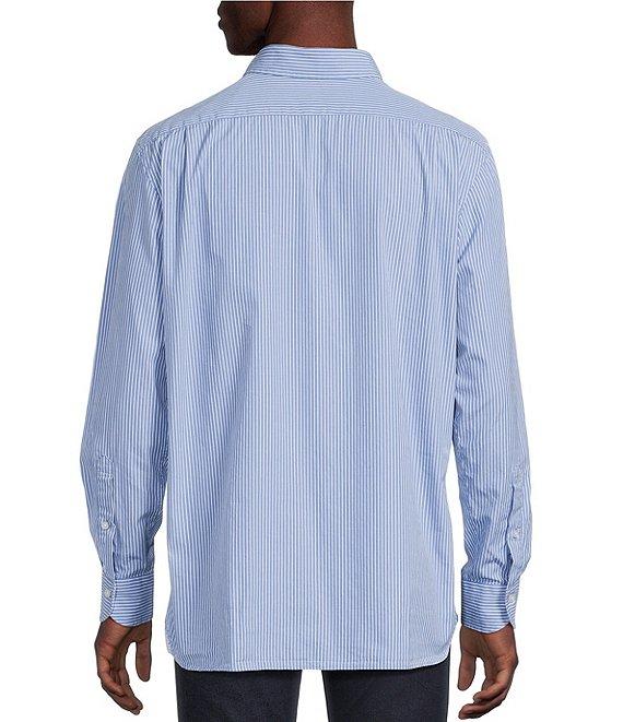 Cremieux Blue Label Striped Poplin Long Sleeve Woven Shirt Product Image