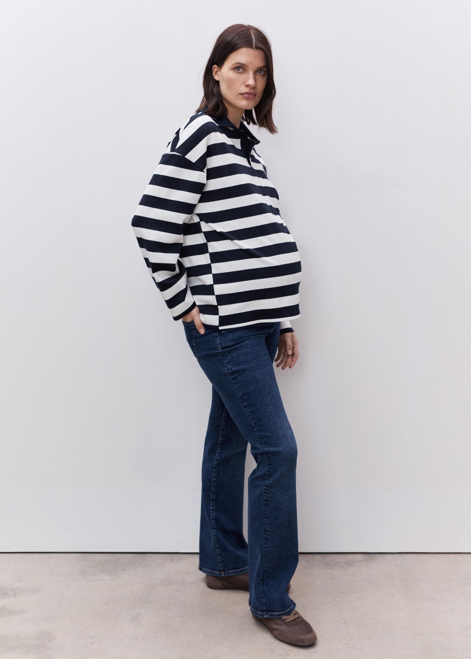 Maternity flared jeans - Women | MANGO USA Product Image