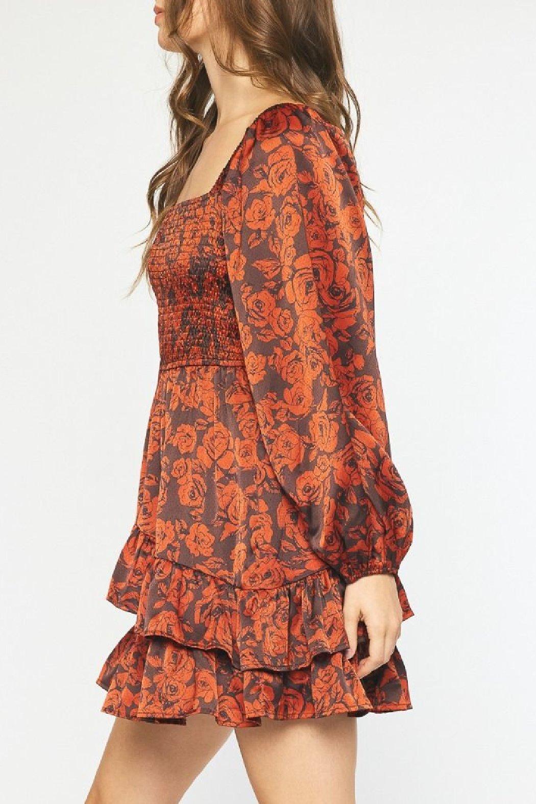 Diagonal Ruffle Dress Product Image