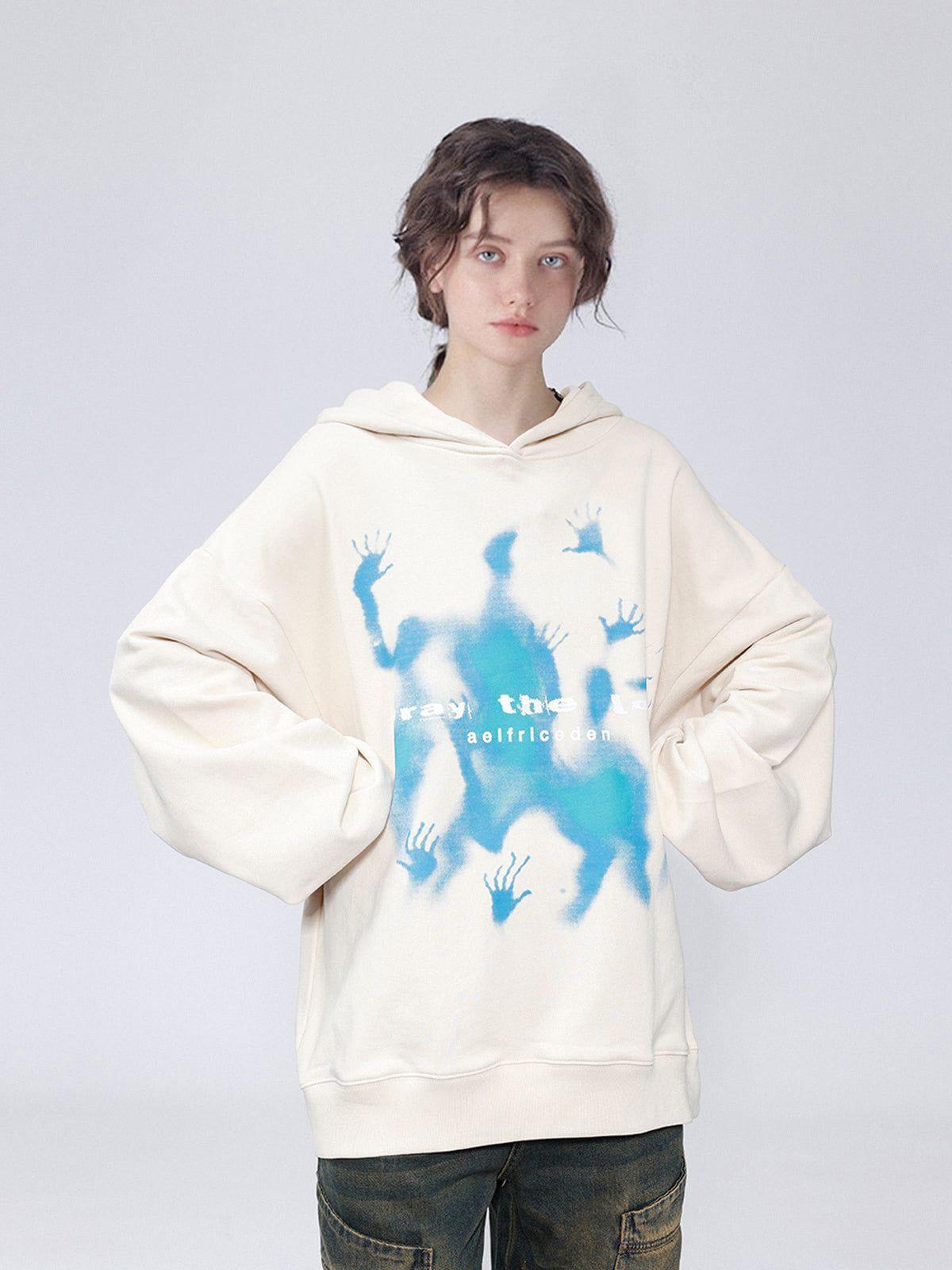 Aelfric Eden Abstraction Shadow Graphic Hoodie Product Image