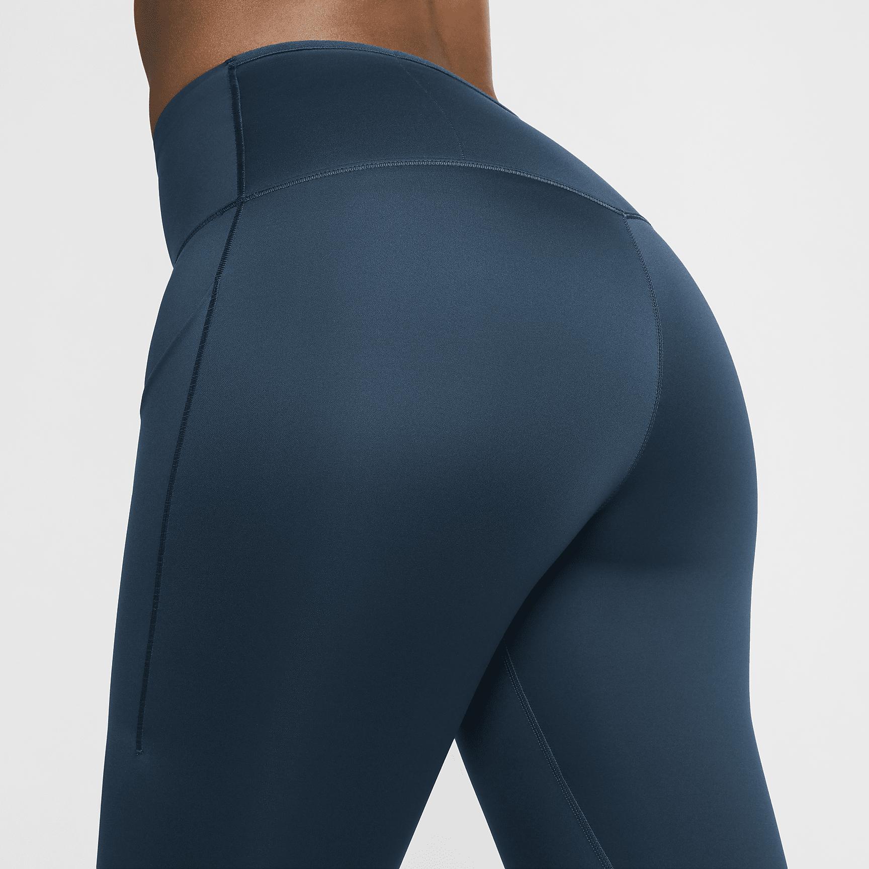 Nike Go Women's High-Waisted Cropped Leggings with Pockets Product Image