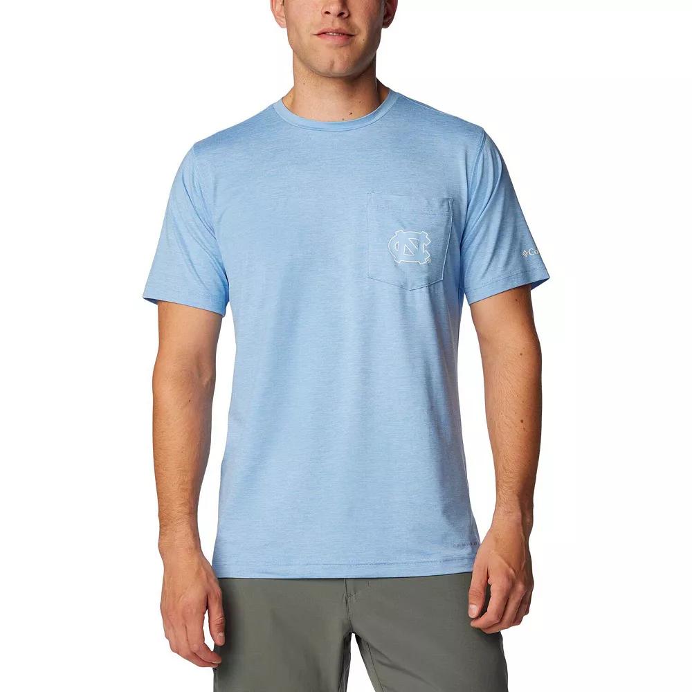 Men's Columbia Carolina Blue North Carolina Tar Heels Tech Trail Omni-Wick T-Shirt,  Product Image