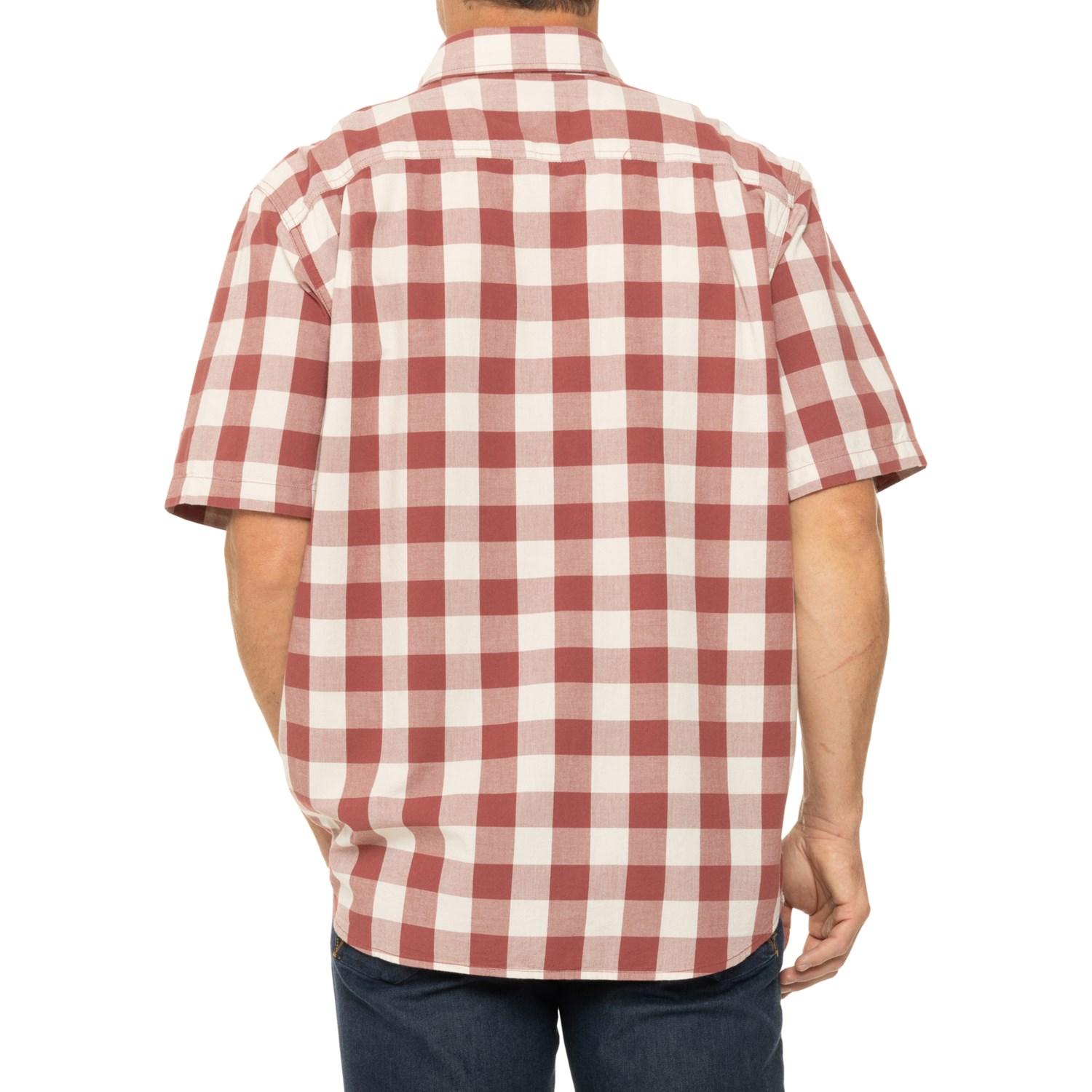 Carhartt 106140 Loose Fit Midweight Plaid Shirt - Short Sleeve Product Image
