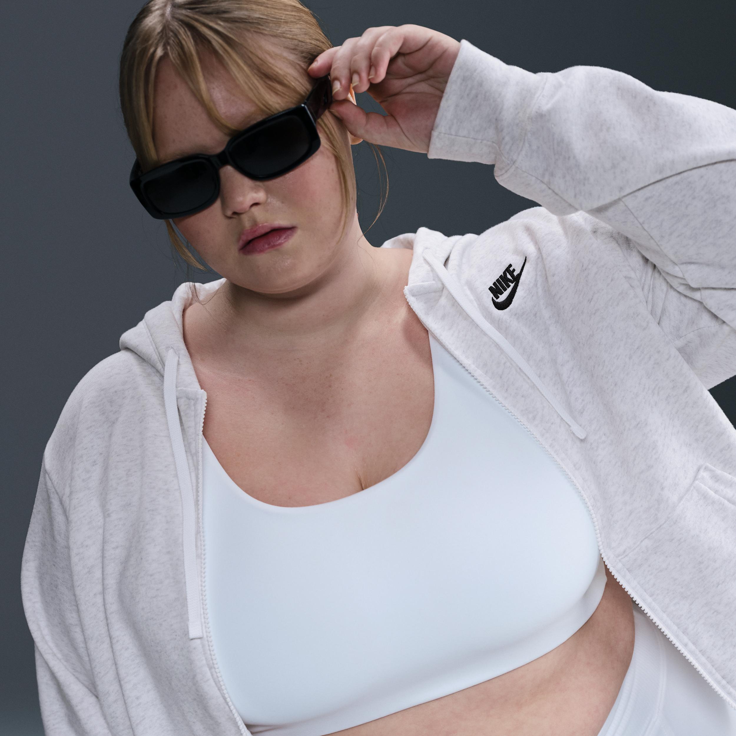 Nike Sportswear Club Fleece Women's Full-Zip Hoodie (Plus Size) Product Image