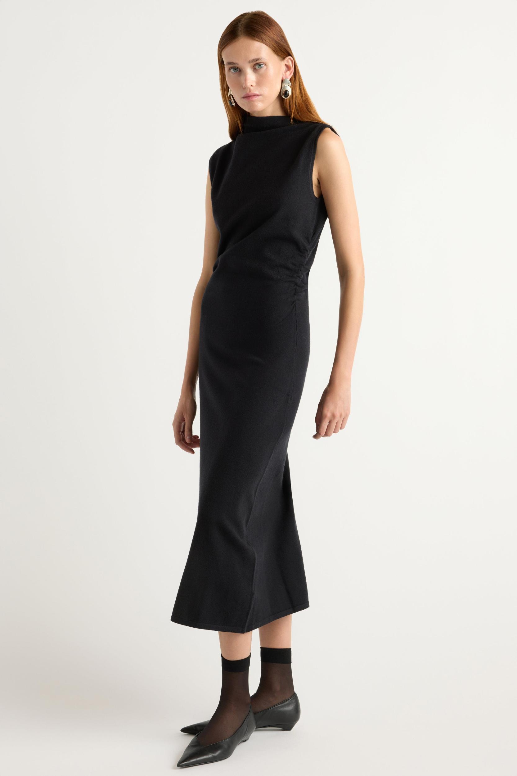 Abel Asymmetric-Neck Dress Product Image