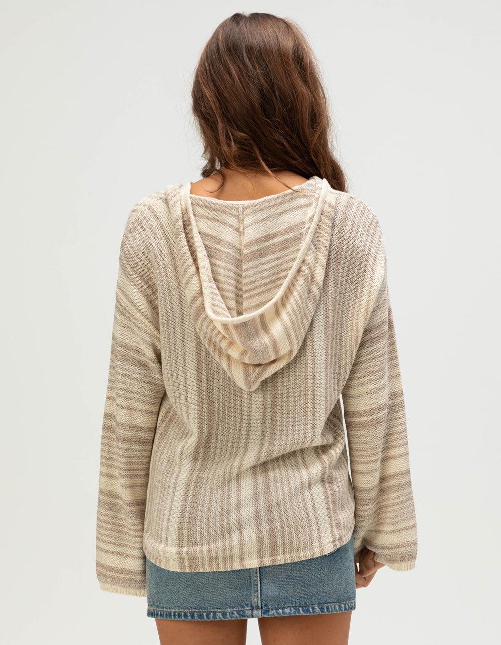 BILLABONG Baja Beach Womens Hooded Sweater - TAUPE Product Image