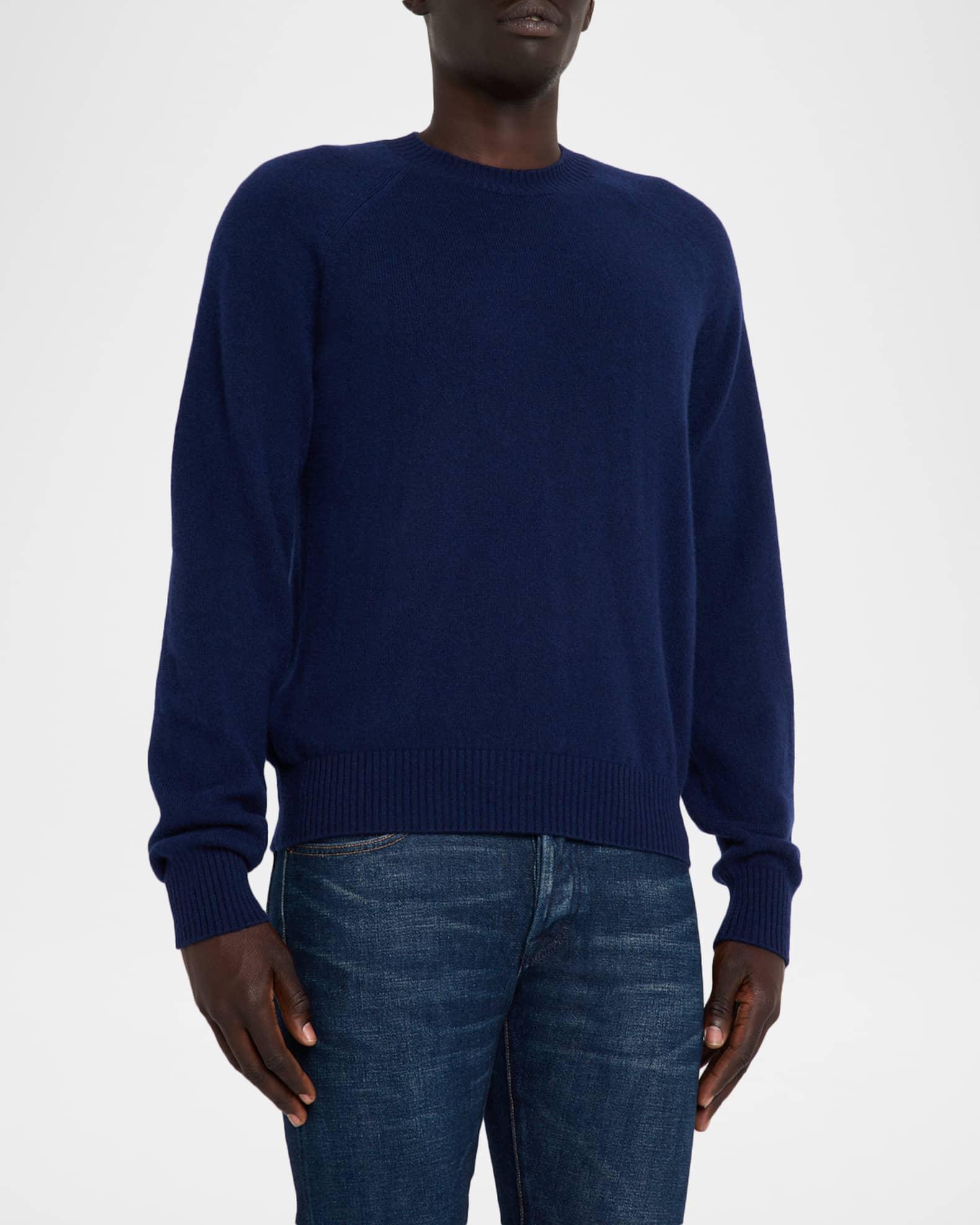Men's Cashmere and Lambswool Raglan Crewneck Sweater Product Image