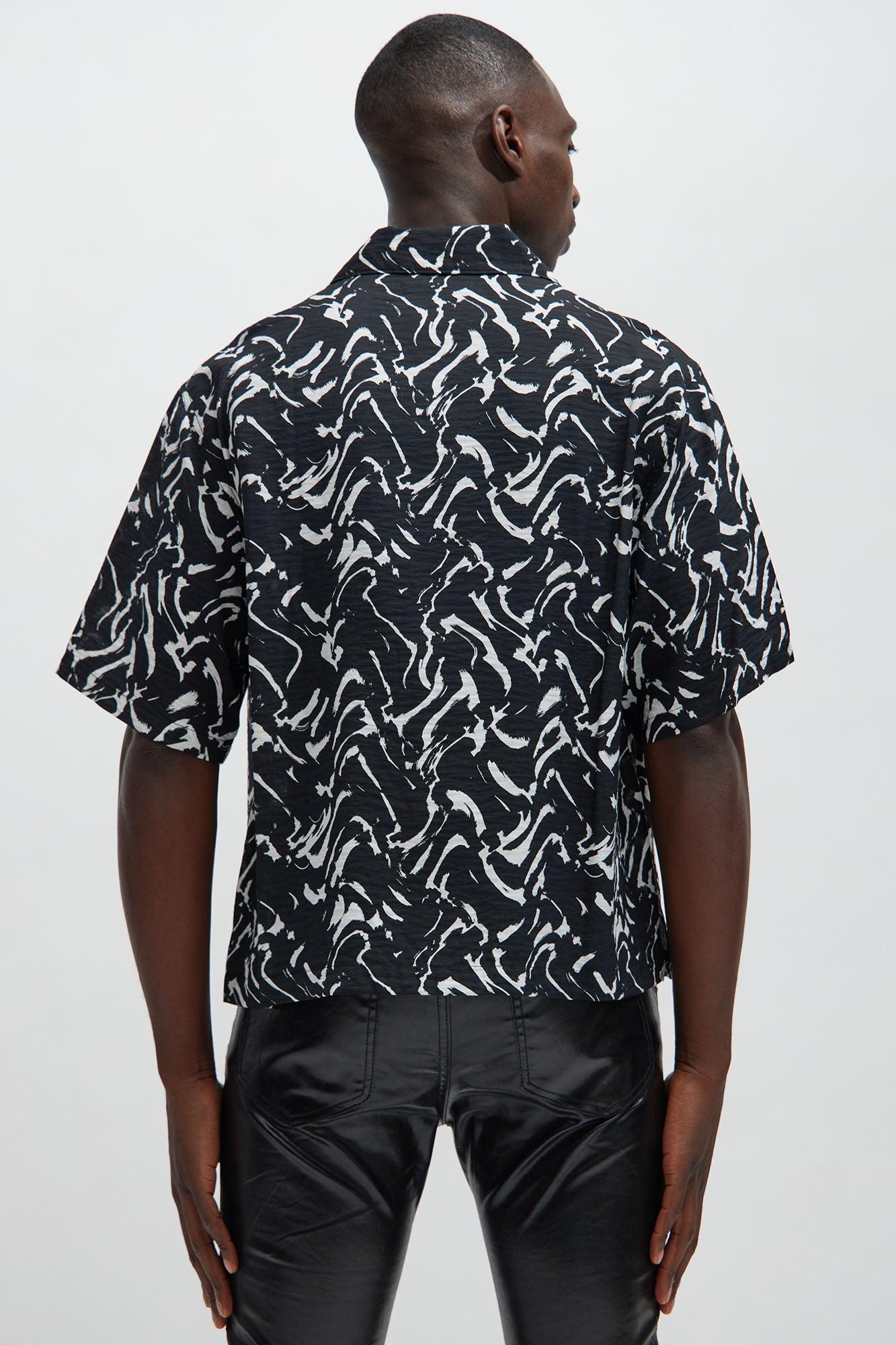 Mark Boxy Shirt - Black/combo Product Image