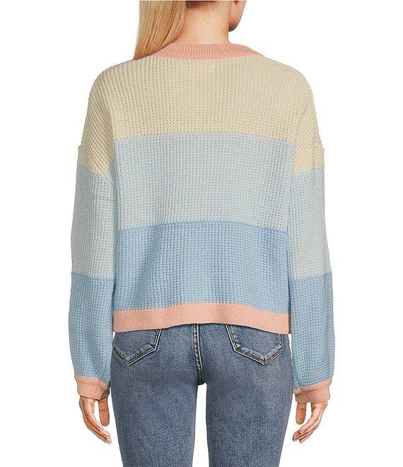 Rip Curl Desert Dreams Long Sleeve Yarn Dyed Stripe Knit Cardigan Product Image