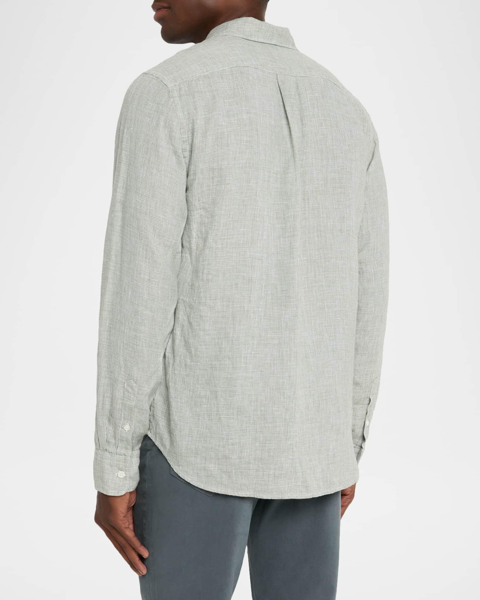 Men's Classic Micro-Houndstooth Sport Shirt Product Image