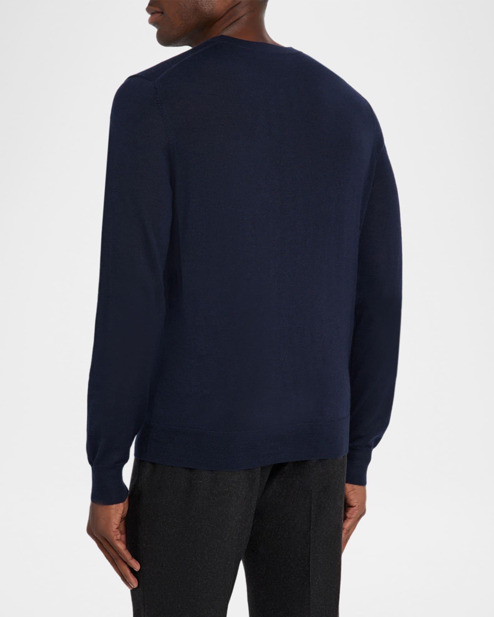 Men's Cashmere and Silk Slim Crewneck Sweater Product Image