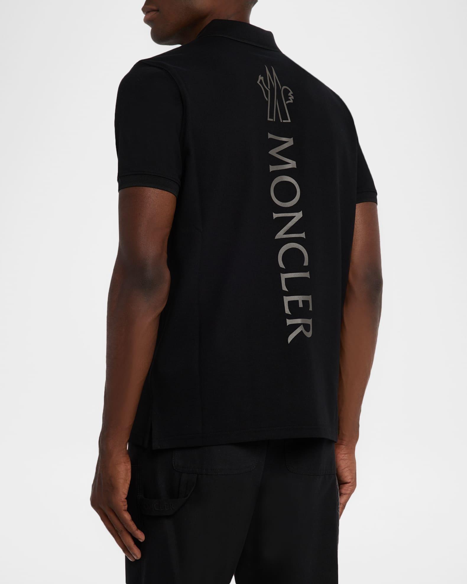 Men's Cotton Tonal Logo Polo Shirt Product Image