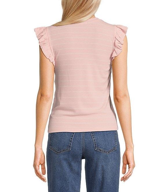 Evolutionary Knit Flutter Sleeve Top Product Image