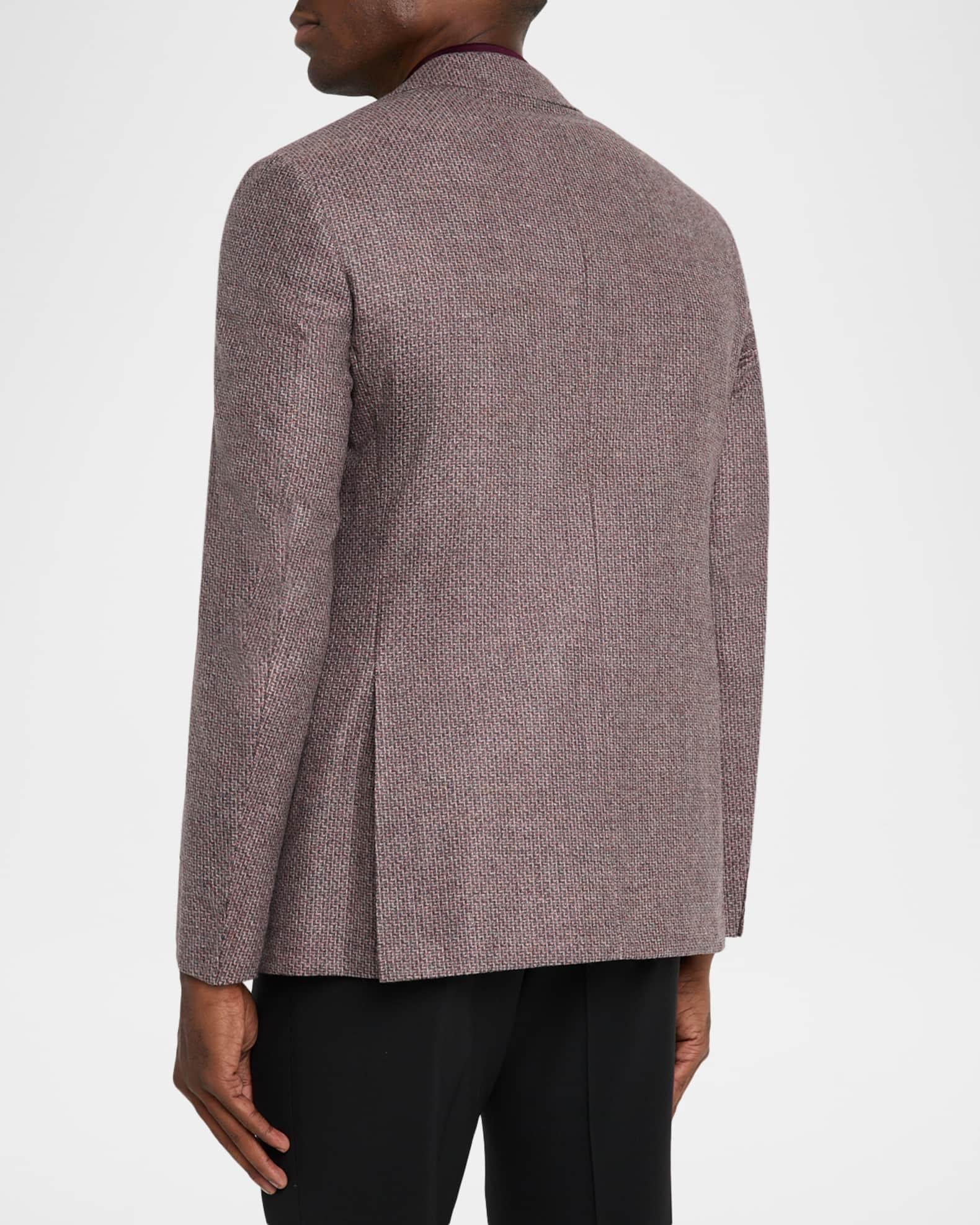 Men's Stepweave Wool Notch Lapel Sport Coat Product Image