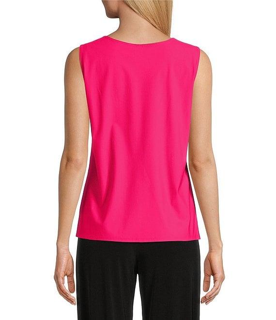 IC Collection Prada Knit Scoop Neck Sleeveless Tank Product Image