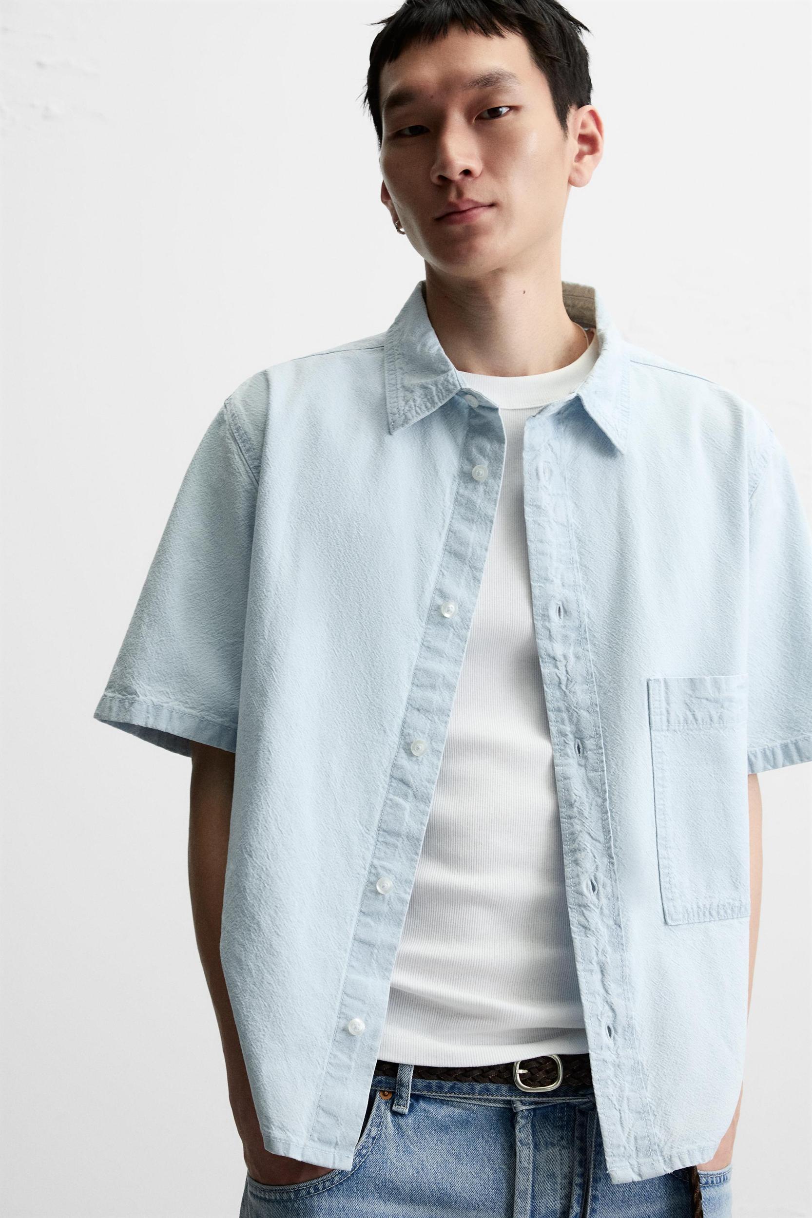 WASHED POCKET SHIRT Product Image