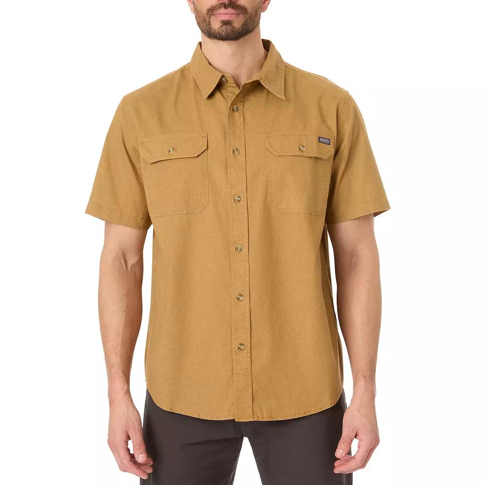 Mens Smith's Workwear Sandwashed Work Shirt, Men's,  Product Image