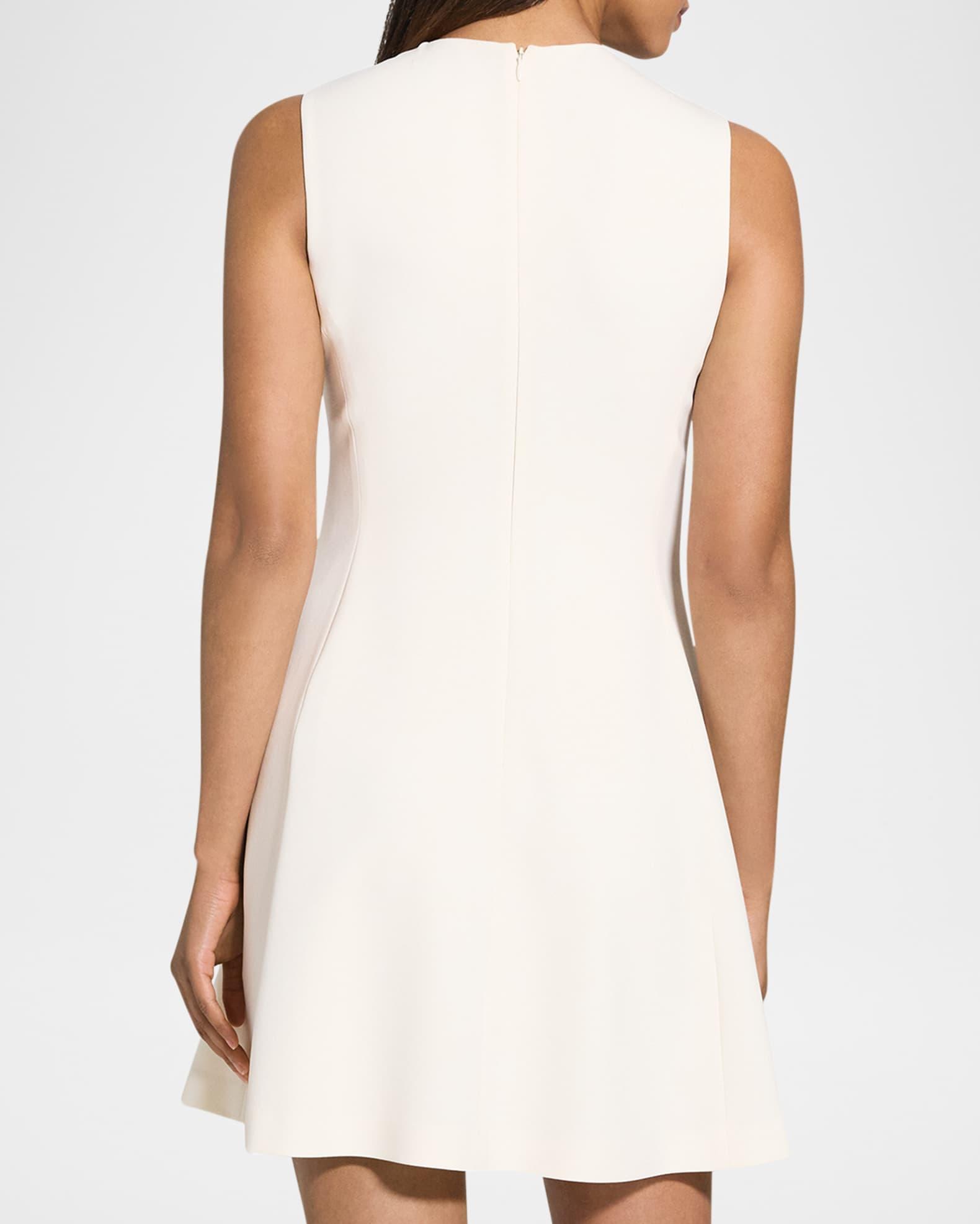 Crepe A-Line Mini Dress Product Image