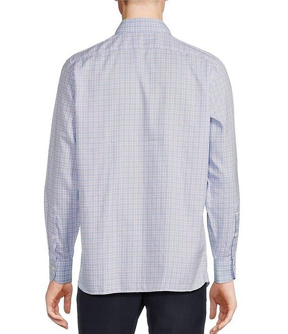 Daniel Cremieux Signature Label Non-iron Light Plaid Oxford Long Sleeve Woven Shirt Product Image