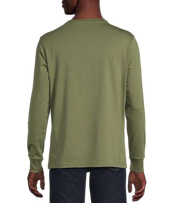 Cremieux Blue Label Slim Fit Pocket Crew Neck Long Sleeve T-Shirt Product Image