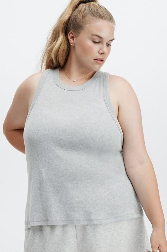 Fabletics Tinsley Tank Womens white plus Size 4X Product Image