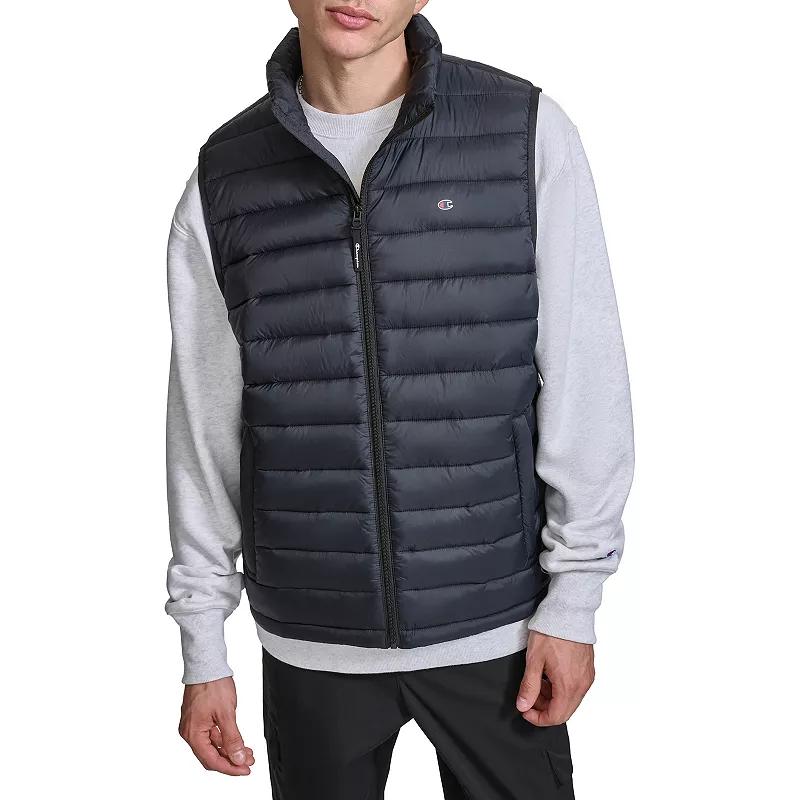 Men's Champion® Packable Puffer Vest, Size: XL, Blue Product Image