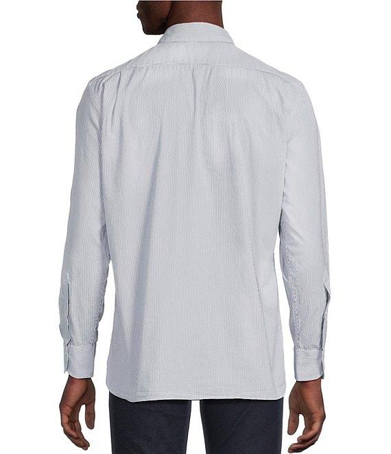 Cremieux Blue Label Stripe Poplin Long Sleeve Woven Shirt Product Image