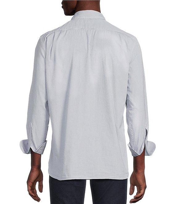 Cremieux Blue Label Stripe Poplin Long Sleeve Woven Shirt Product Image