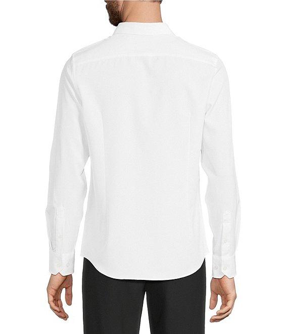 Murano Slim Fit Performance Stretch Solid Long Sleeve Woven Shirt Product Image