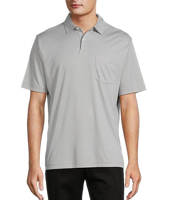 Roundtree & Yorke TravelSmart Short Sleeve Solid Polo Shirt Product Image