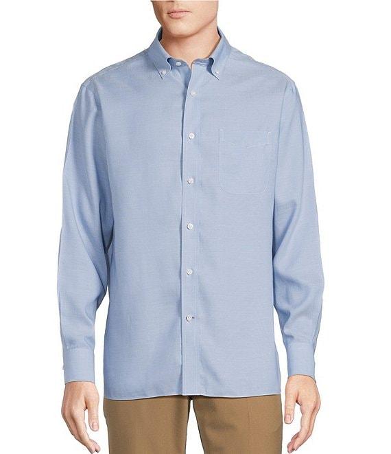 Daniel Cremieux Signature Label Non-Iron Solid Long Sleeve Woven Shirt Product Image
