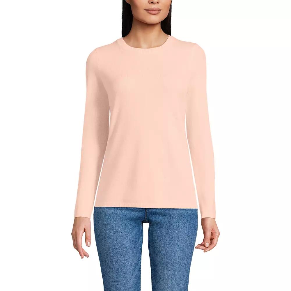 Women's Lands' End Crewneck Cashmere Sweater,  Product Image