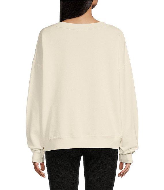 C&V Chelsea & Violet Bow Graphic Sweatshirt Product Image