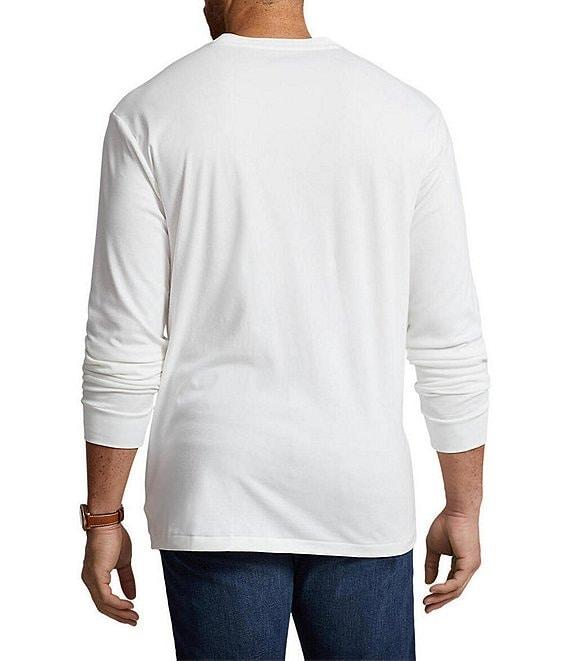 Polo Ralph Lauren Big & Tall Soft Cotton Long Sleeve T-Shirt Product Image