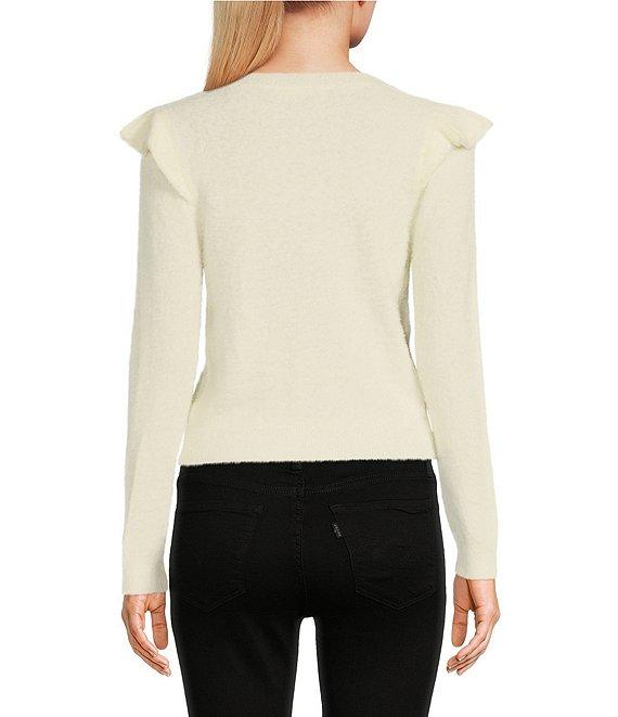 Sadie & Sage Abigail Ruffle Trim Sweater Product Image