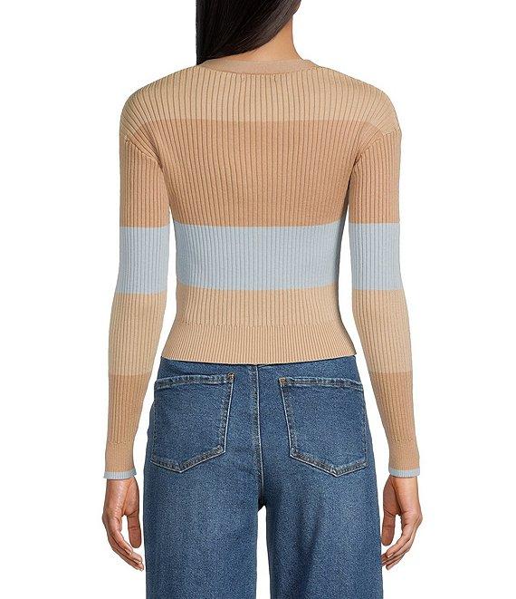 GB Coordinating Ribbed Knit Cardigan Product Image