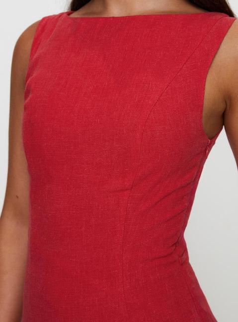Lewisa Maxi Dress Red Product Image