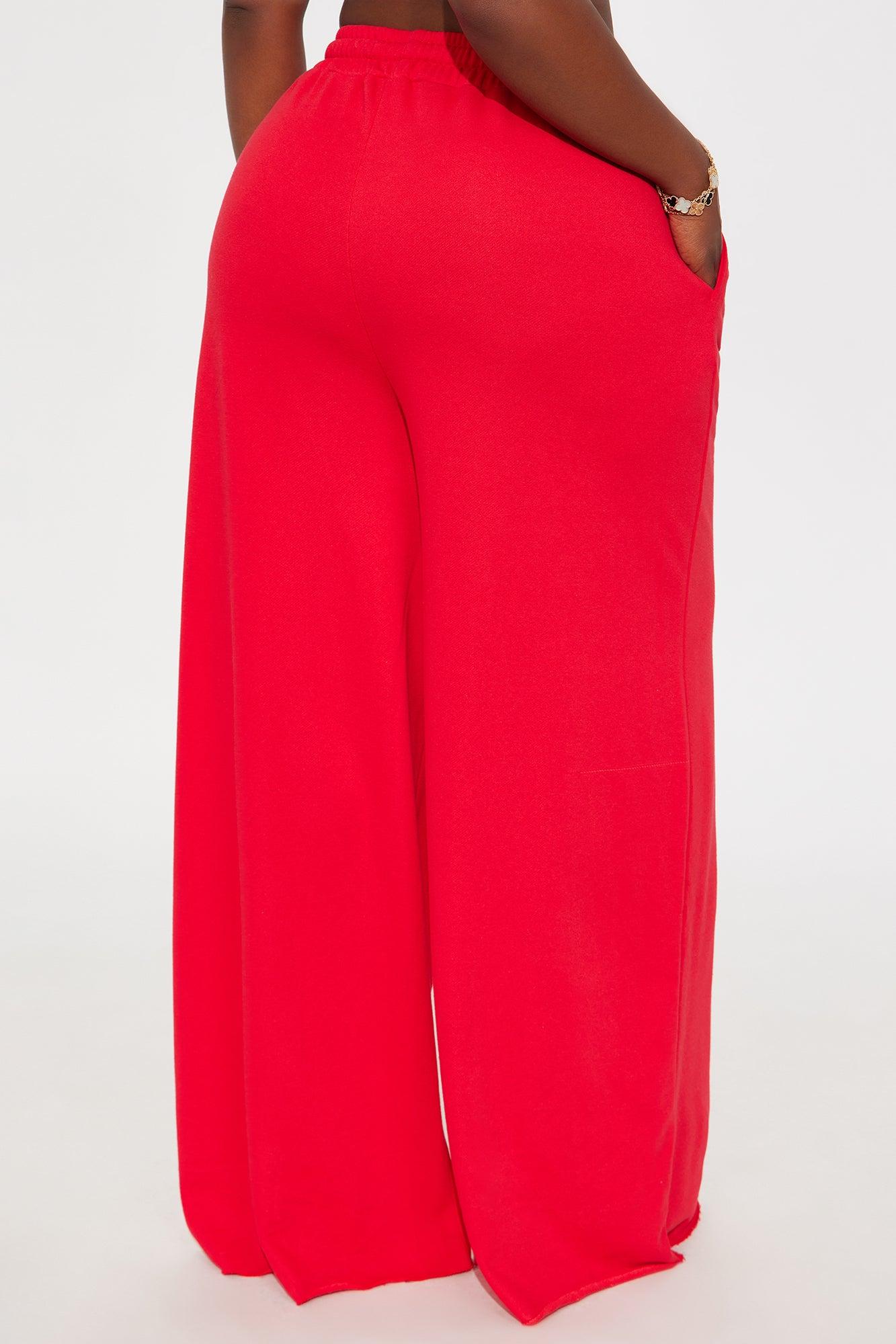 My Turn Again Lounge Pant - Red Female Product Image