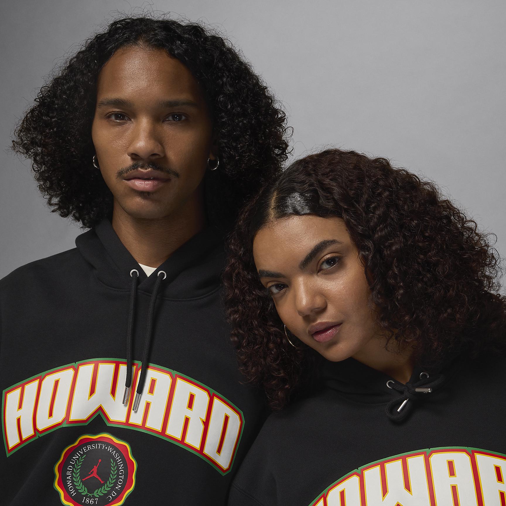 Jordan x Howard University Men's Fleece Pullover Hoodie Product Image