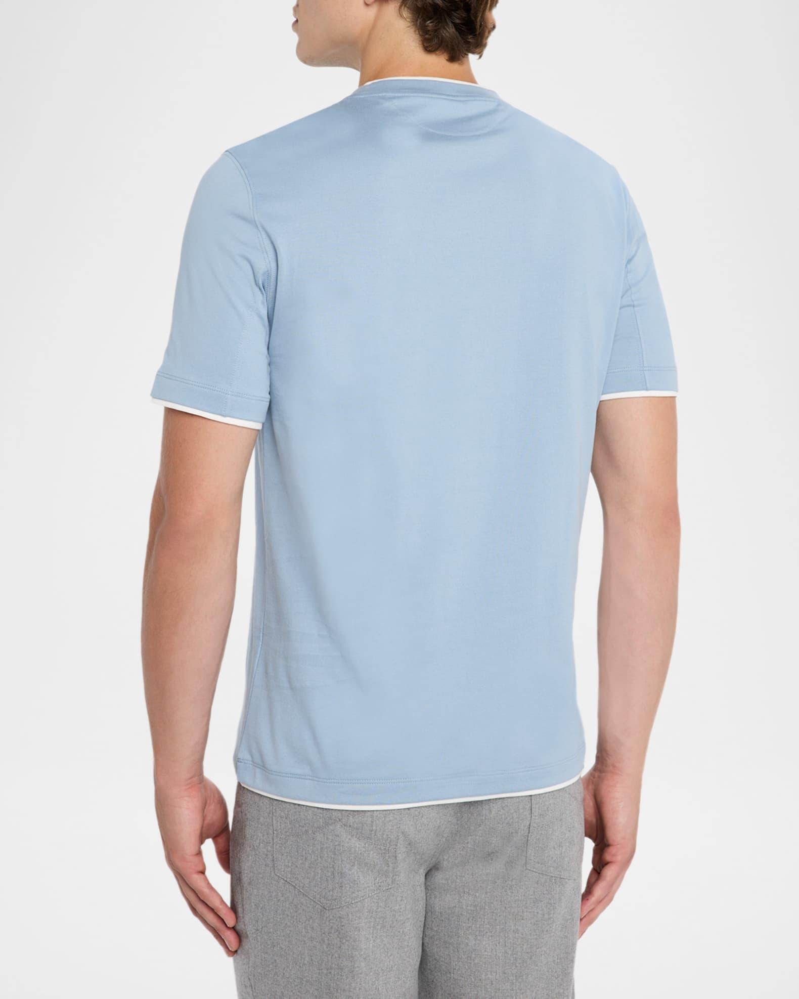 Men's Slim Fit Tipped T-Shirt Product Image