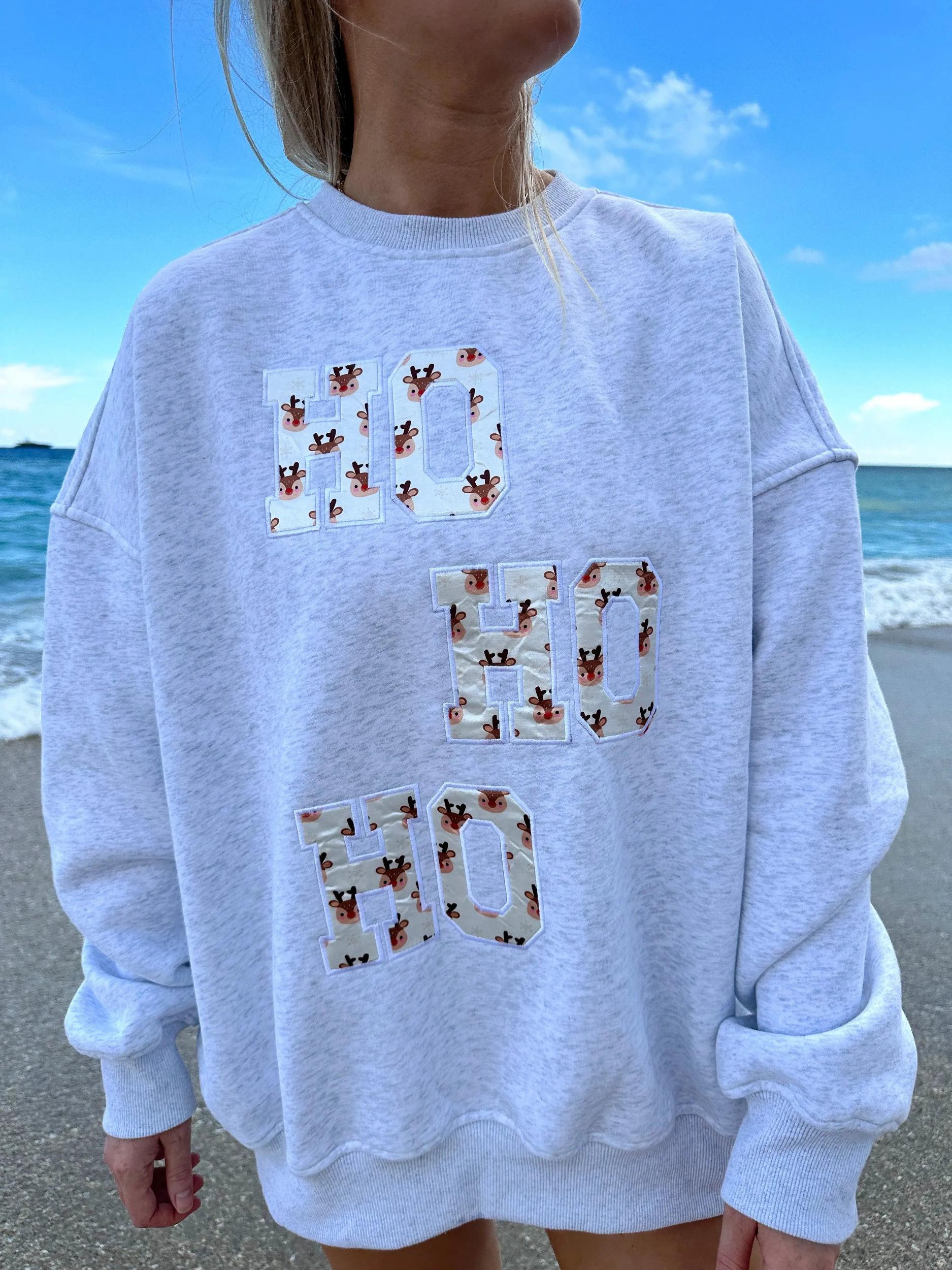 Cappuccino Reindeer Sweatshirt Product Image