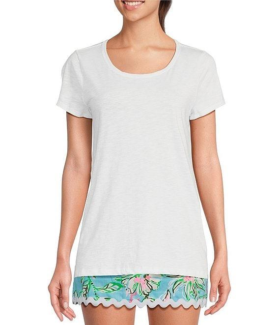 Lilly Pulitzer Etta Knit Scoop Neck Short Sleeve Tee Product Image